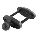 RAM Mounts RAM-B-247U-15 Vierkante Paal Klem Basis Zwart Aluminium