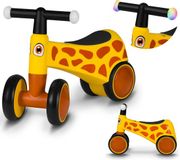 Lionelo Sammy Loopfiets – 4 Wielen – Verlichting in Handvatten – Vanaf 1 Jaar