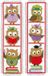 Vervaco - Kit marque-page - Ensemble de 2 chouettes lectrices - PN-0147887