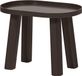 WOOOD Mosa Bijzettafel - Hout - Donkerbruin