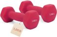Unyqoos® Set van halters met vinylcoating voor thuis- en fitnessoefeningen