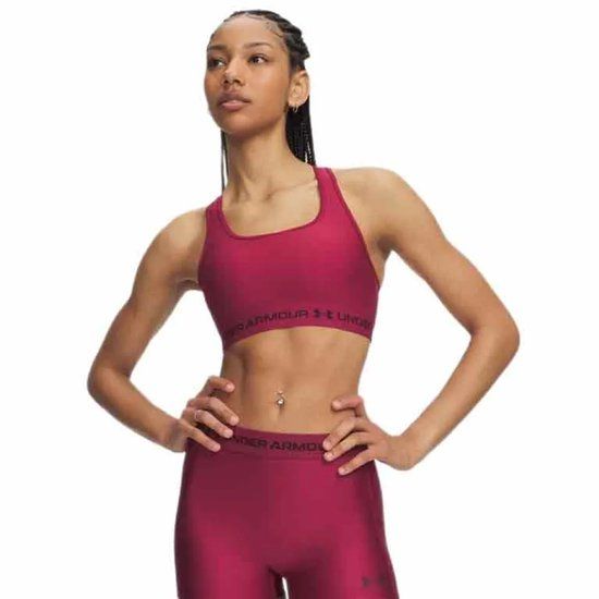 Under Armour Crossback Sportbeha Rood XL Vrouw