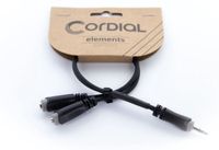 Y-kabel Cordial EY 0.3 WYY Y-Adapterkabel 0,3 m