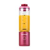 Nutribullet Flex 650ml, Draagbare Blender met Drinkdeksel, Afneembare Messen, USB-C Oplaadbaar, Ijs Crushen en Bevroren Fruit, Draaglus, To-Go Blender met BPA-Vrije Beker, NBP213MA, Magenta