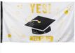 Boland - Polyester vlag 'Yes you did it' - Geslaagd - Feestversiering