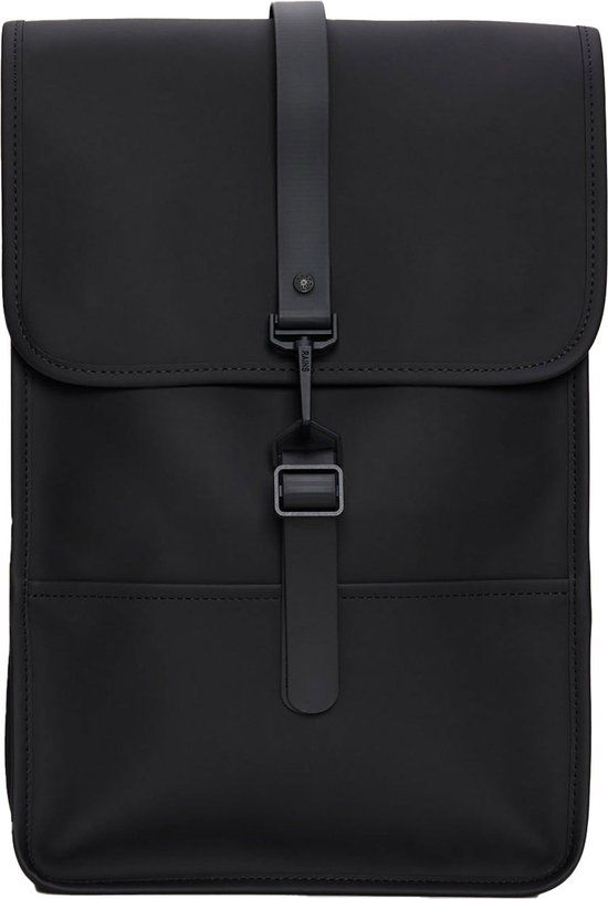 Rains Mini W3 Unisex Rugzak - Zwart - 9L - 13 inch laptopvak