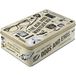 Nostalgic-Art Retro voorraaddoos plat, 2,5 l, Whatever Odds & Ends Box – cadeau-idee voor je huis, blik met deksel, vintage design