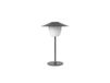 Blomus Ani Lampe de Table Portable Gris Chaud