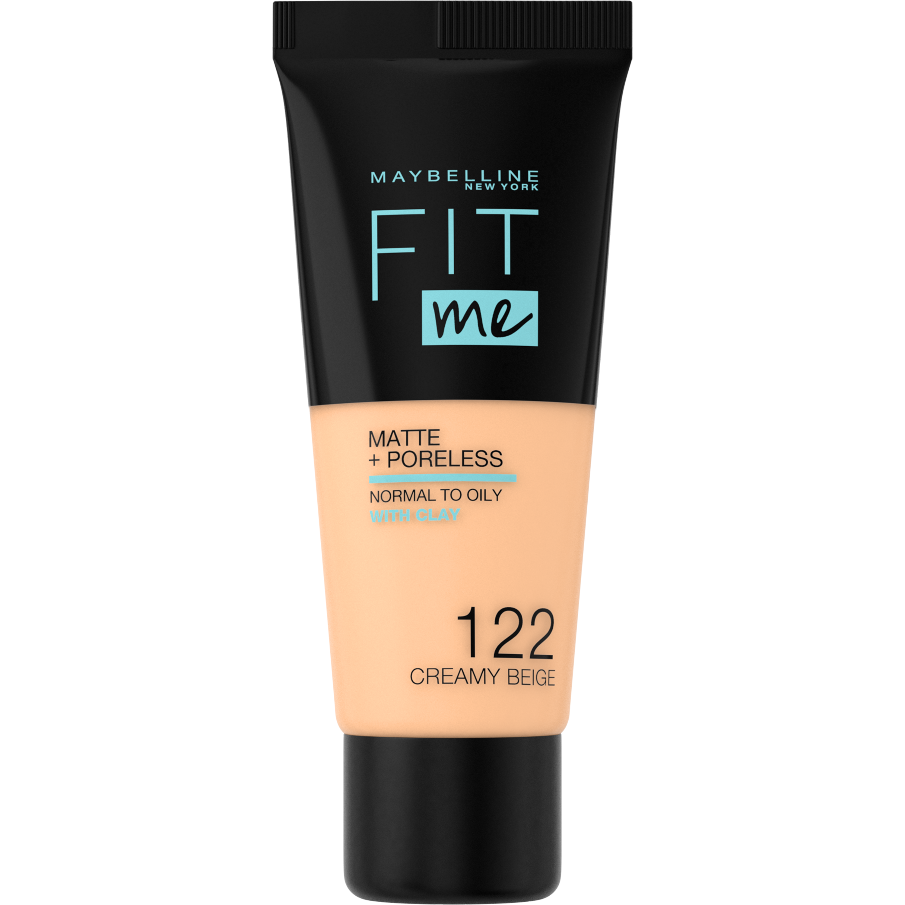 Maybelline Fit Me Matte + Poreless Foundation - 122 Creamy Beige - 30 ml