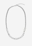 PURELEI Halsketting Glam Zilver Roestvrij staal 45 cm