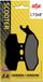 SBS Brake Pad for Motorcycle Rieju 50 NKD 2004-2007 173HF New Carbon Black