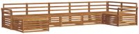 vidaXL Hoek loungeset 7-delig Acacia Hout Naturel