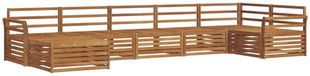 vidaXL Hoek loungeset 7-delig Acacia Hout Naturel