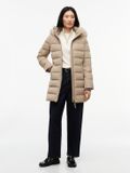 Tommy Hilfiger Parka Femme L Polyester Beige