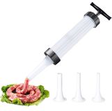 Machine à saucisses - 3 embouts - Manuel - Plastique