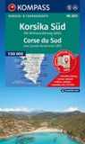 KOMPASS Wanderkarten-Set 2251 Korsika Süd. Mit Weitwanderweg GR20 / Corse du Sud. Avec Grande Randonnée GR20 (3 Karten) 1:50.000