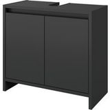 LIVARNO® Meuble sous-vasque Oslo, 60 x 55 x 28 cm, anthracite