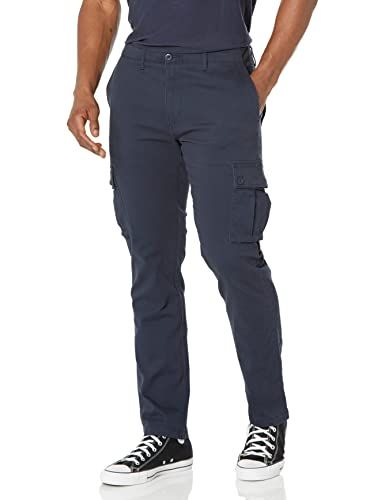 Amazon Essentials Men's Stretch Slim Fit Cargo Pant - Marineblau, 33W / 29L