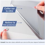 Ambiance Sticker Privacy spiegelende zelfklevende raamfolie per meter - Antireflectie, UV-werend, hittebestendig - 90 cm x 4 m