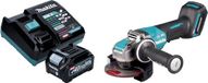 Makita GA 047 GD101 Accu haakse slijper 40 V max. 125 mm X-LOCK Brushless + 1x oplaadbare accu 2,5 Ah + lader