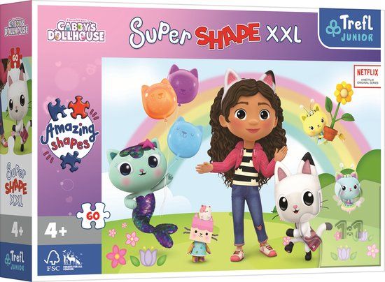 4KidsOnly Trefl Gabby's Dollhouse Puzzel - Happy Friends - 1000 Stukjes