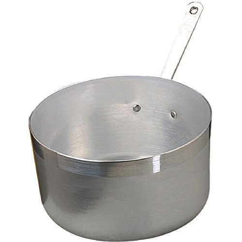 Pentole Agnelli Familie koken aluminium diepe steelpan met handvat, 3,49 liter