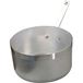 Pentole Agnelli Familie koken aluminium diepe steelpan met handvat - 3,49 liter