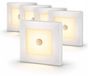 LED-verlichting voor trappen, set van 5, met bewegingssensor, warm wit licht, 3000 Kelvin