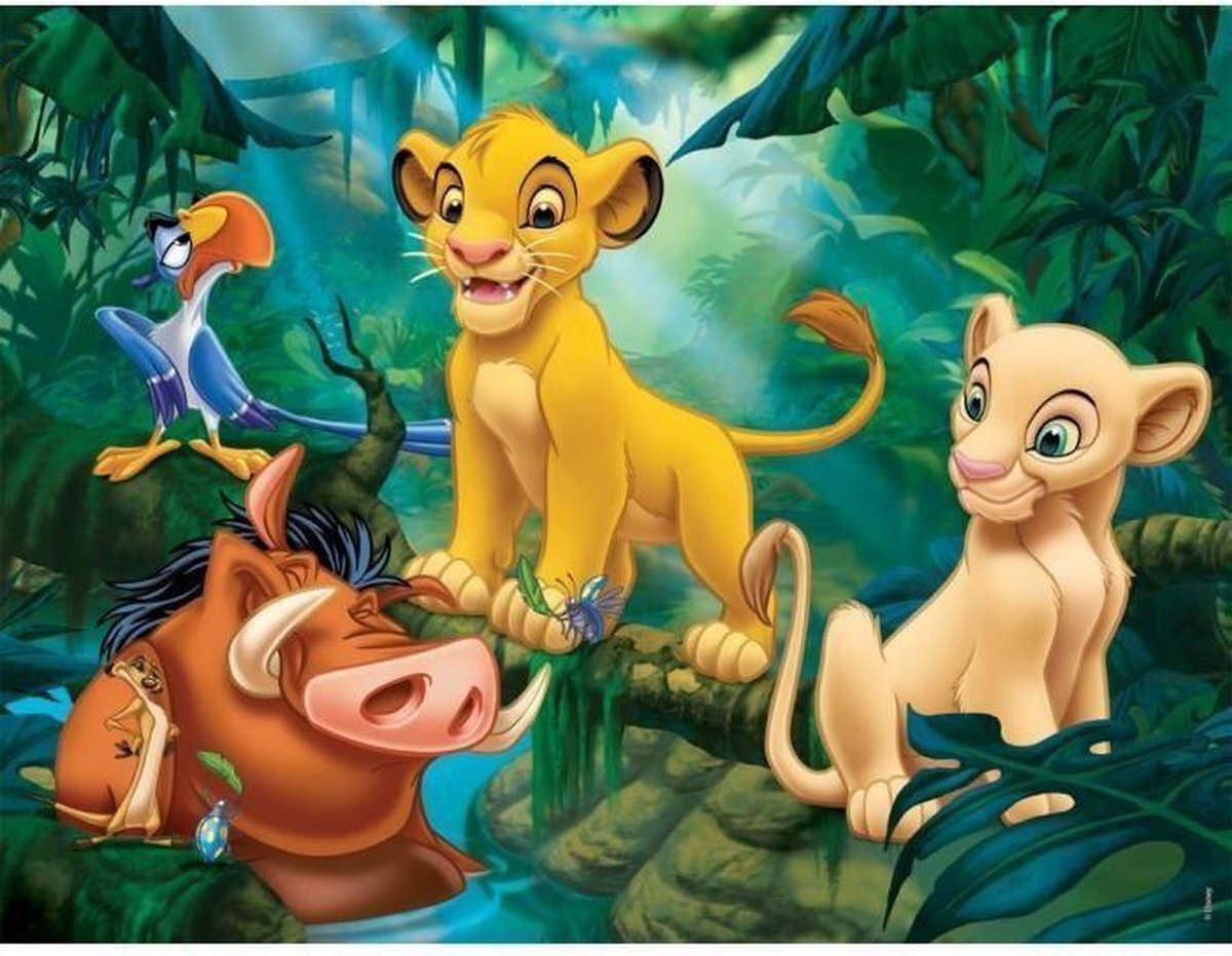 Nathan THE KING LION Puzzel Simba & Co 30 stks - Disney