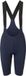agu Comfort Plus Fietsbroek Dames Met Bretels - Blauw - Zeem 14 mm in drie lagen