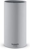 ALL4ONE Bloc à couteaux universel sans couteaux, rond, gris, avec poils amovibles, 22 cm