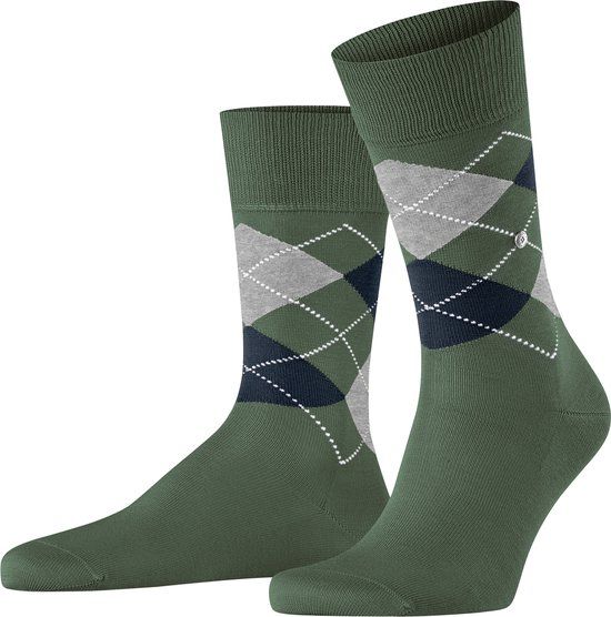Burlington Manchester one-size sokken heren groen maat 40-46