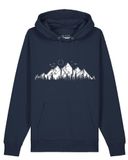 Watapparel Sweatshirt 'Mountains' navy / wit