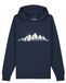 Watapparel Sweatshirt 'Mountains' navy / wit