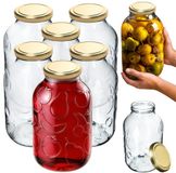 KADAX Glazen pot 5L