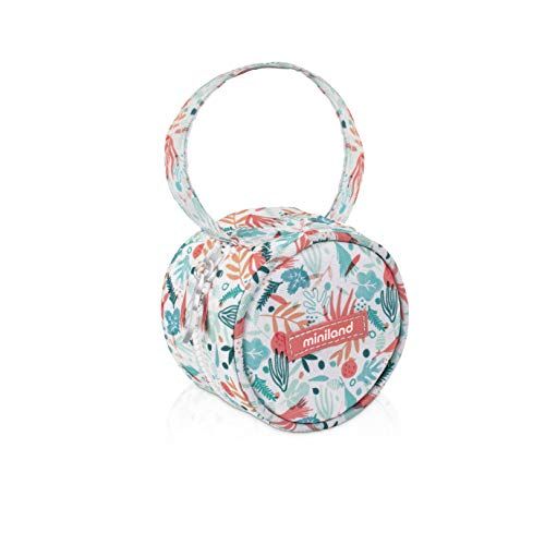 Miniland Paci Pocket Fopspeenhouder met Handvat - Mediterraan - Oranje