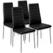 BAKAJI Set van 4 eetkamerstoelen
