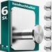 4smile Handdoekhouder, 5-delige set, roestvrij staal, zelfklevend