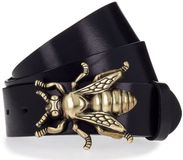 Vanzetti Leren Riem 40mm Leather Belt W80 Black Zwart