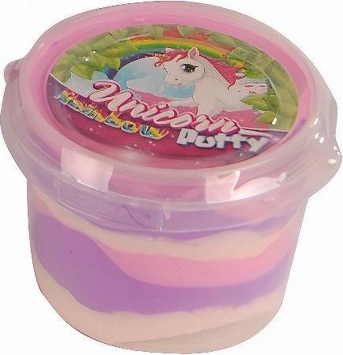 Unicorn Stuiterklei Meisjes 110 Gram Paars/roze