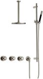 Hotbath Cobber @Work IBSW70 inbouw regendoucheset thermostatisch met 2 stopkranen