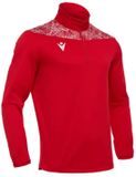 Macron Survêtement tagus 1/4 zip top rouge/blanc XXS
