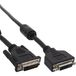 InLine 17776 DVI-D verlenging, Dual Link 24 + 1 stekker op 24 + 1 bus, 2 ferrieten, 5 m