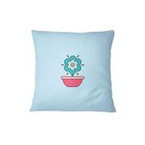 Bona Basics Decoratieve kussenhoes Lichtblauw 45x45 cm