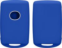 kwmobile autosleutel hoesje geschikt voor Mazda 3-Knoppen CX30 CX50 CX60 CX90 MX-30 hoes - TPU autosleutel behuizing - Beschermende auto sleutel case - Sleuteletui in donkerblauw