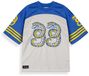Grimey Droppin Science Mesh Boxy Fit T-shirt Manches Courtes Off White L