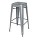 Bolero Bistro stalen barkruk grijs (4 stuks)