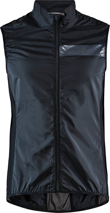 Craft Essence Light Wind Vest - Heren - Zwart - XXL