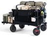 Merkloos Bolderkar Opvouwbaar - 400 liter - Extra lang - Achterklep - Brede wielen met remmen