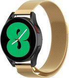 By Qubix Qubix Milanese Bandje Goud voor Xiaomi Mi Watch / Watch 2 / Watch S1 / S2 / S3 / S4 (47mm)